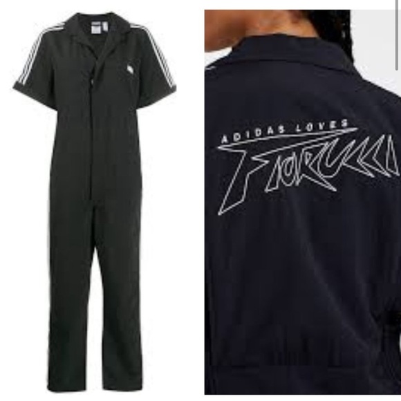 ADIDAS ORIGINAL X FIORUCCI JUMPSUIT in Black New with Tags! - Picture 8 of 15
